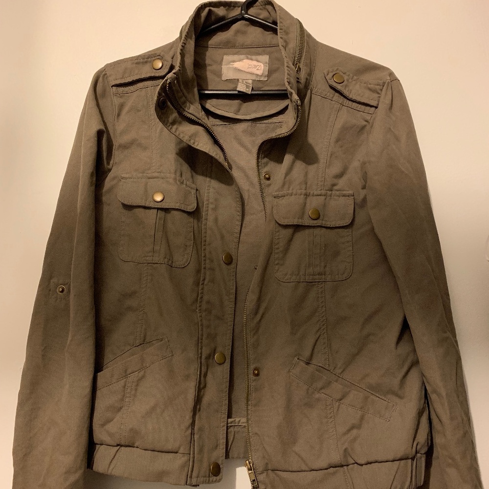 Forever 21 Utility Cargo Jacket